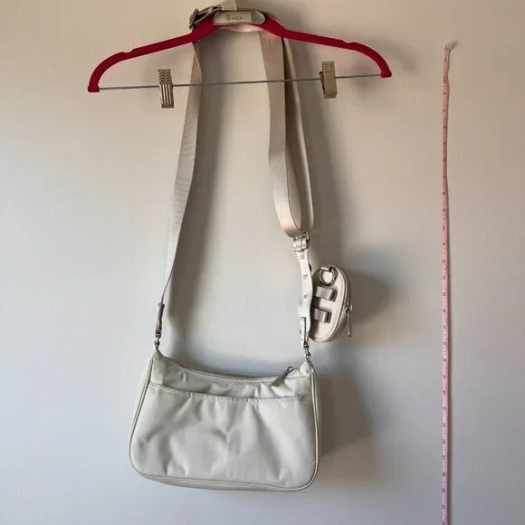 Lululemon White Belt Bag w/ Mini Pouch | Crossbody - Picture 2 of 8